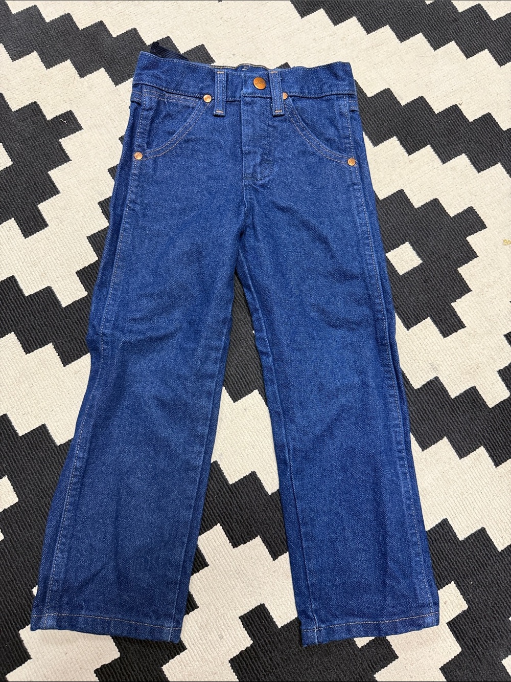 Wrangler Kids Dark Blue Classic Straight Jeans
